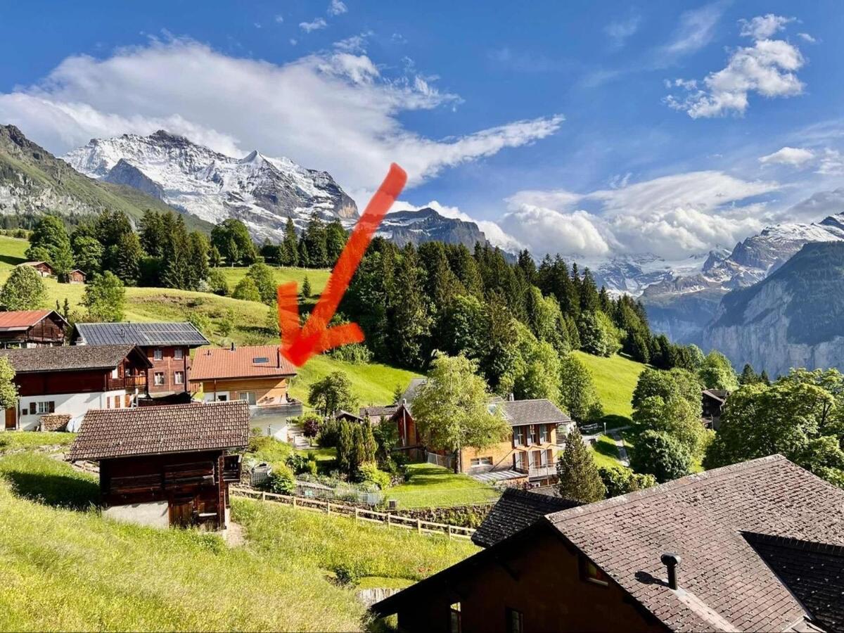 Chalet Viola Wengen Buitenkant foto