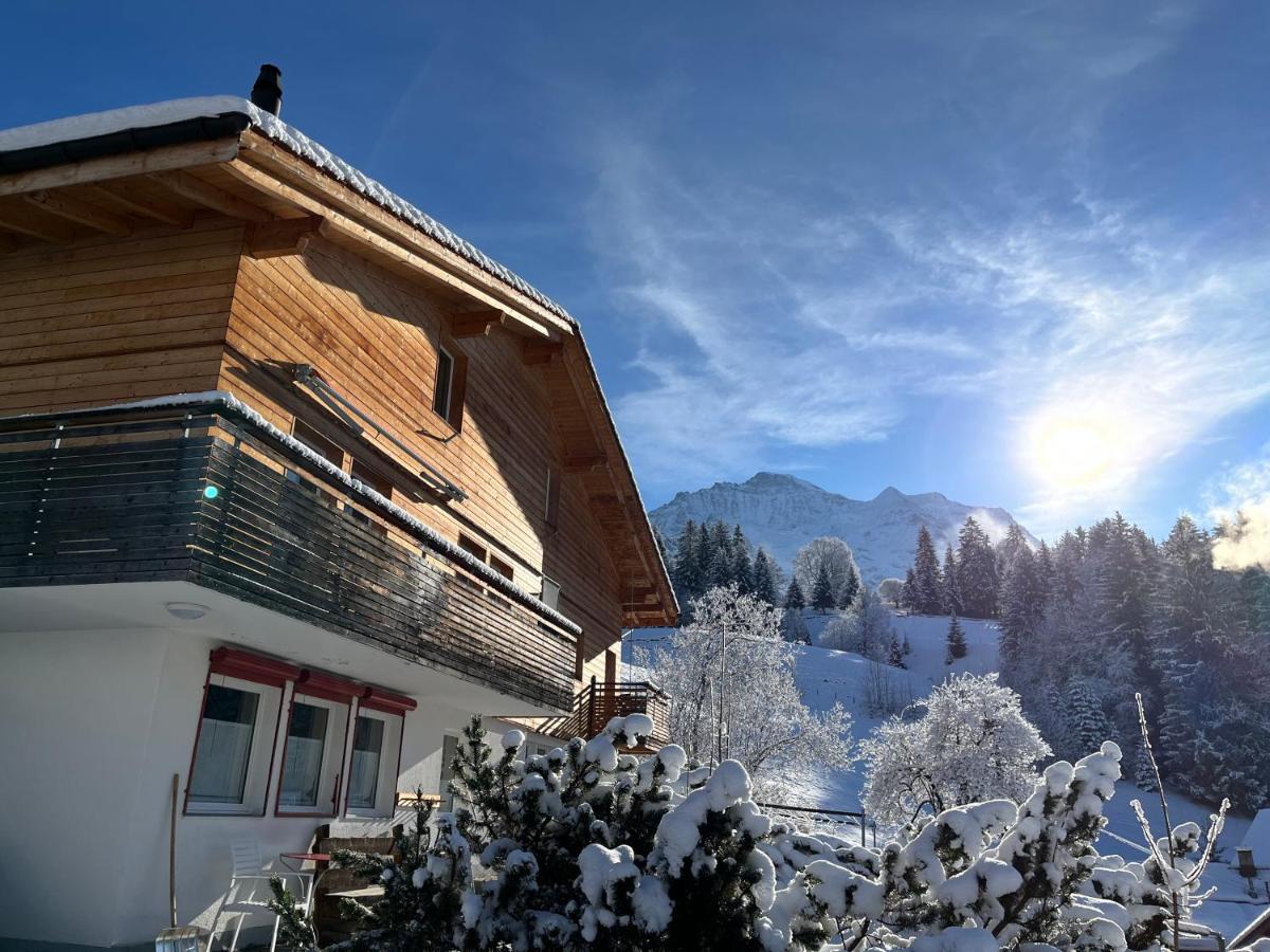 Chalet Viola Wengen Buitenkant foto