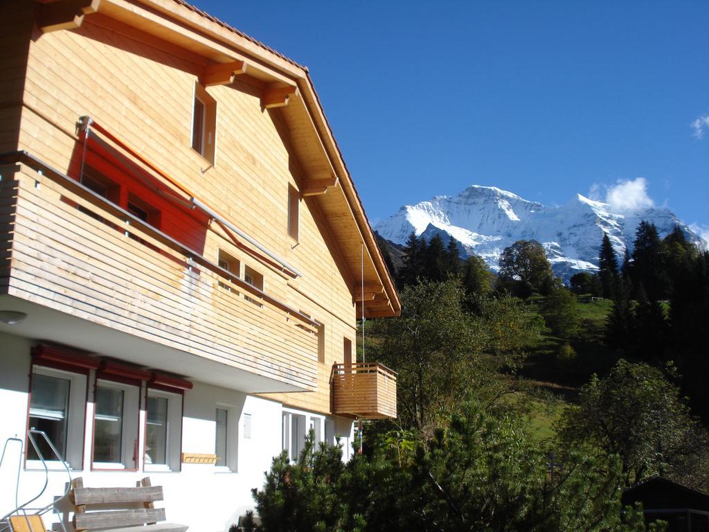 Chalet Viola Wengen Buitenkant foto